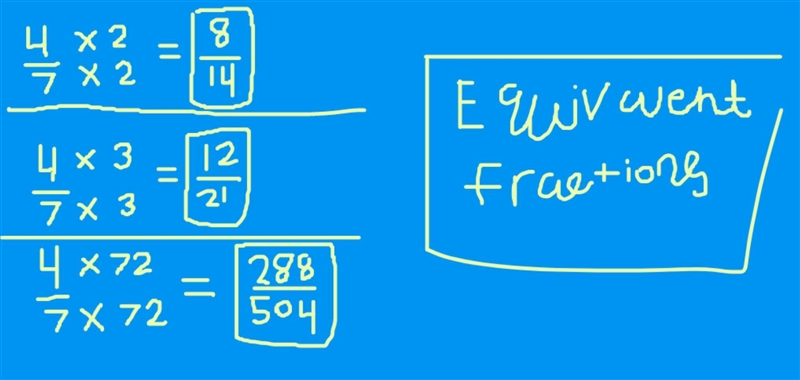 3 fraction equivalent to 4/7-example-1