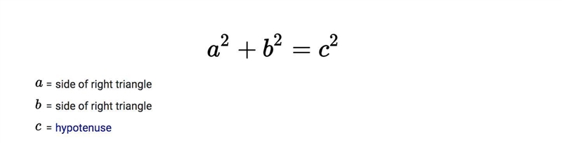 What is the Pythagorean theorem-example-1