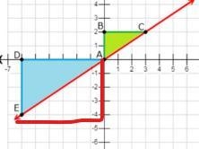 Which angle has the same measurement as angle DEA, and how do you know that the measurement-example-1