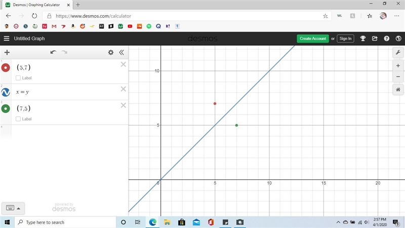 Definition: Flipping an image so that the coordinates change from (x, y) to (y, x-example-1