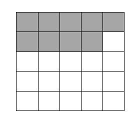 Shay the grid to represent the ratio 9/25 then find a percentage equivalent to the-example-1