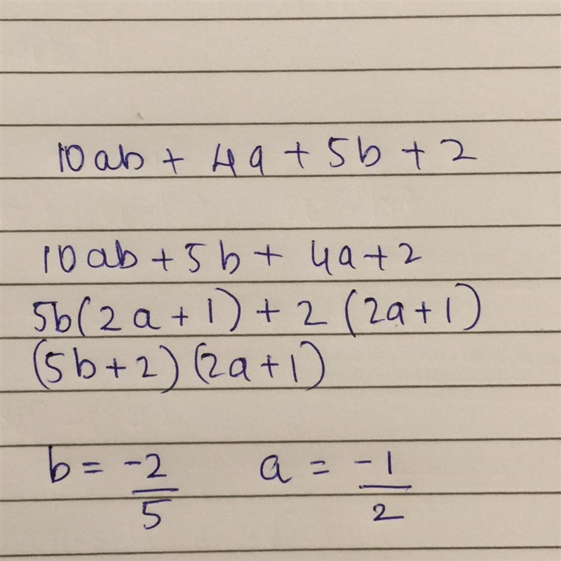 Factorize 10ab + 4a + 5b + 2-example-1