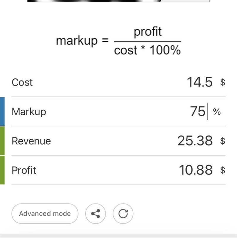 Apply the markup or markdown to each item and then find the retail sale price of the-example-1