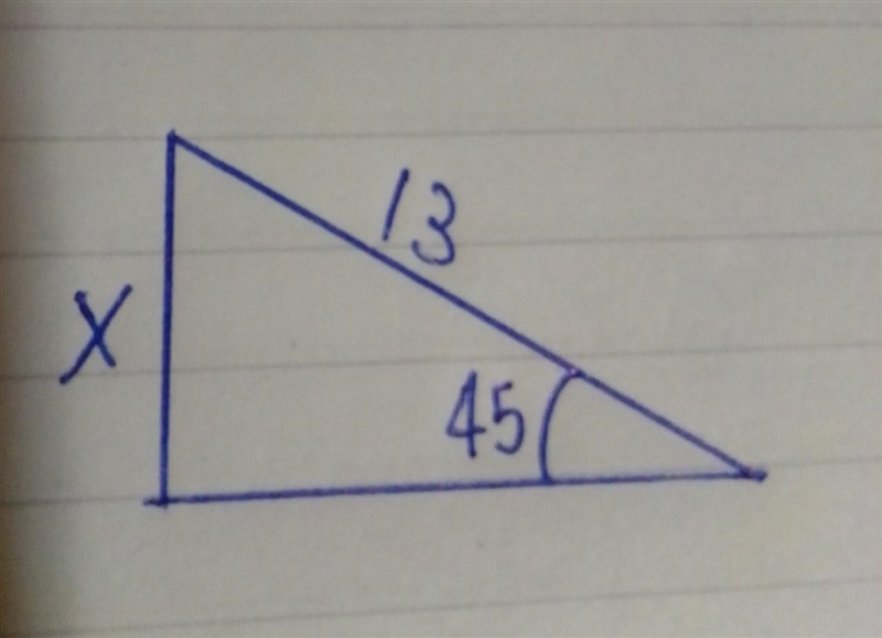 90 POINT QUESTION!!! A 13 ft ladder is resting on a wall. The angle the ladder makes-example-1