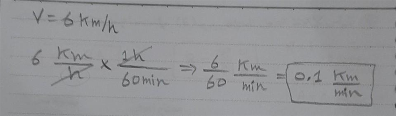 isaac can run at the speed of 6 km per hour. a kilometer equals 1,000 meters. how-example-1