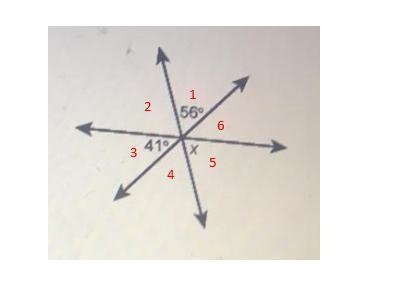 What is the measure of angle x Enter your answer in the box-example-1