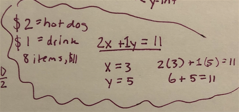 ⚠️HELP MEEE⚠️ Equations for y and x (8th grade math)-example-1