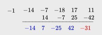 for the given function, determine consecutive values of x between which each real-example-1