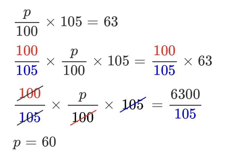 What percent of 105 is 63 (round to the nearest hundredth)-example-1