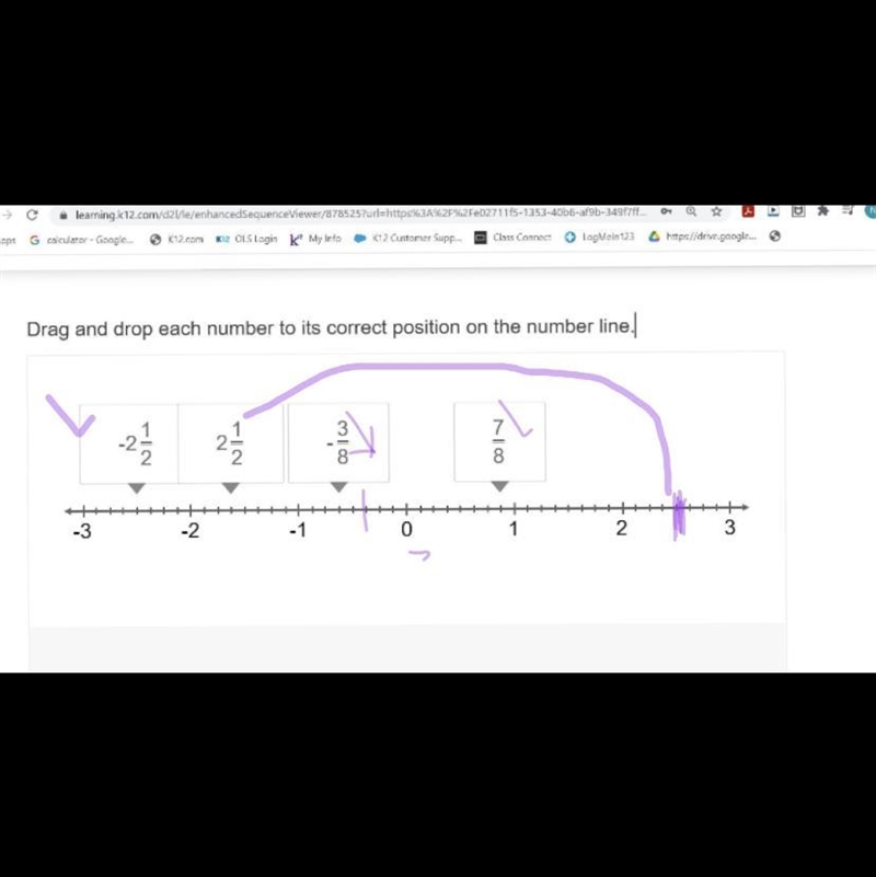 were do i put the numbers on the number line just take srceen shot and put a dot were-example-1