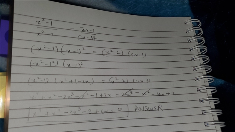 Simplify, so that there is only one equation which equals 0.-example-1