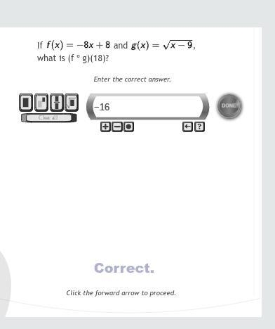 If f(x)=-8x+8 and g(x) = sqrt x-9 what is (f•g)(18)-example-1