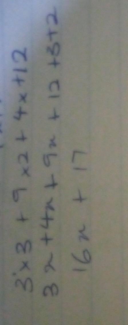 Use the grouping method to factor the polynomial below completely. 3x3 + 9x2 + 4x-example-1