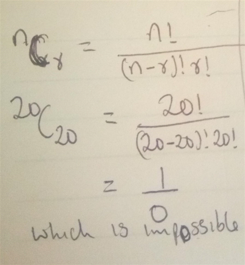 Evaluate 20 C20 in combinations​-example-1