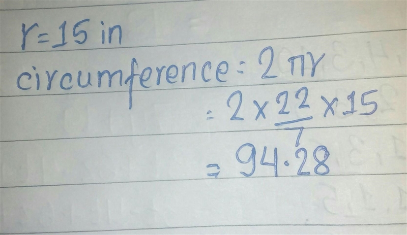 Find the circumference of the circle below-example-1