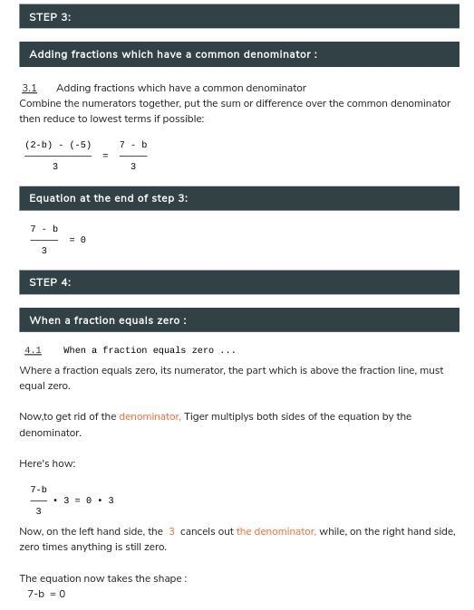 2−b/3=−5/2 what is b? Note: the / is a fraction separation-example-2