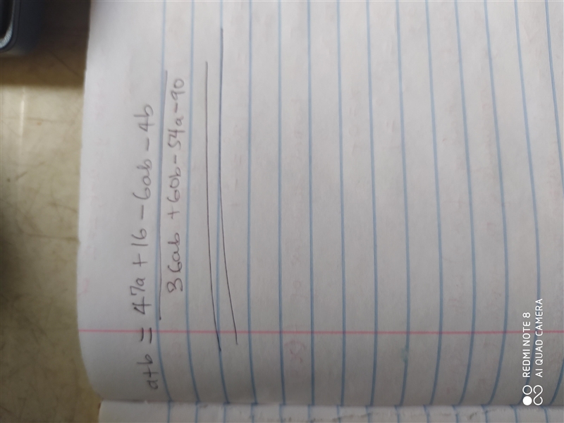 6ab=9a-10b+16, provided that both a and b are whole numbers, a+b=?-example-3