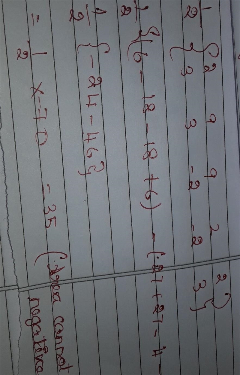 What is the area of a rectangle with vertices (2,3) (9,3) (9,-2), And (2,-2)-example-1