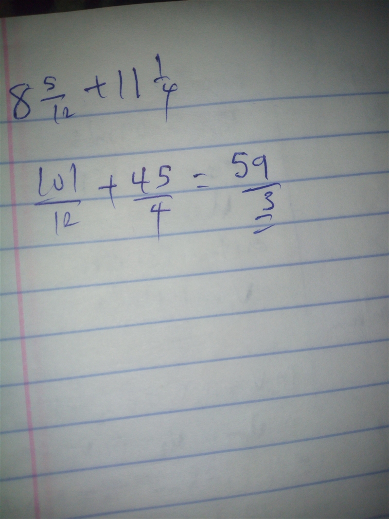 What is 8 5/12 + 11 1/4=-example-1