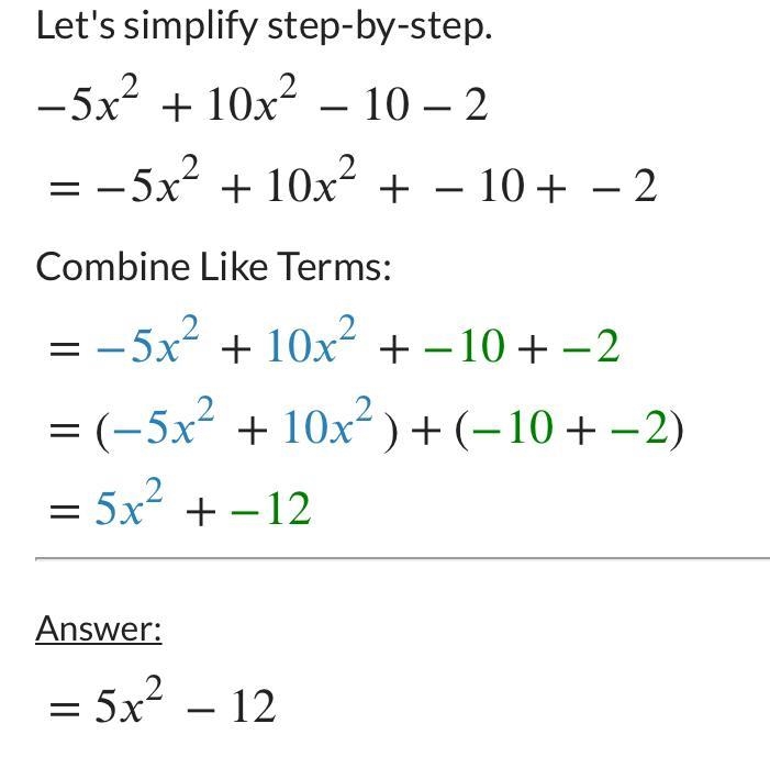 -5x^(2)+10x^(2)-10-2x-example-1