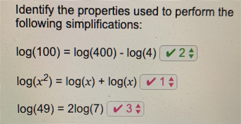 Log(x2) = log(x) + log(x)-example-1