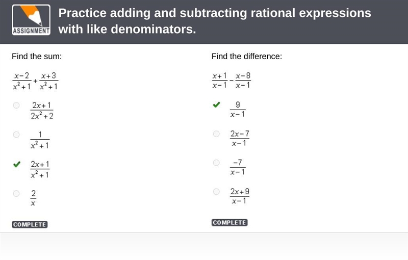 Find the sum X-2 X+3 + 2x+ 1 2x²+2 x + 1 2x+1 x2 +1-example-1