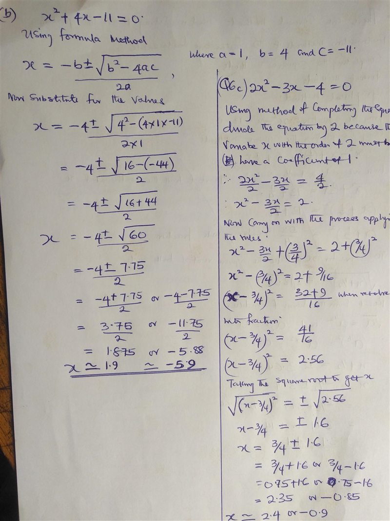 Solve the following quadratic equations (Q6 only)-example-2