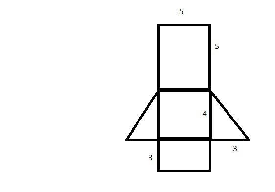 Use a two-dimensional representation of the prism, if necessary, to find the area-example-1