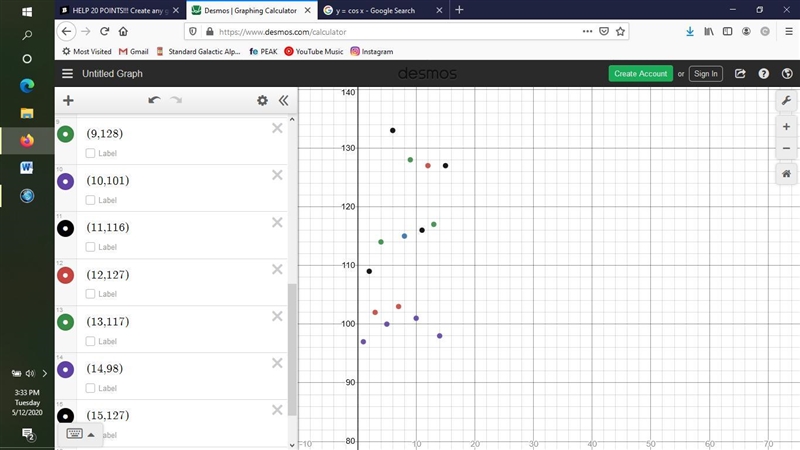 HELP 20 POINTS!!! Create any graph using this information!! Data Set - Denver Nuggets-example-1