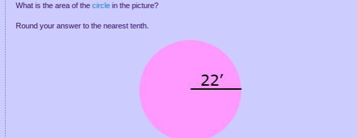 What is the area of the following circle???? either enter an exact answer in terms-example-1