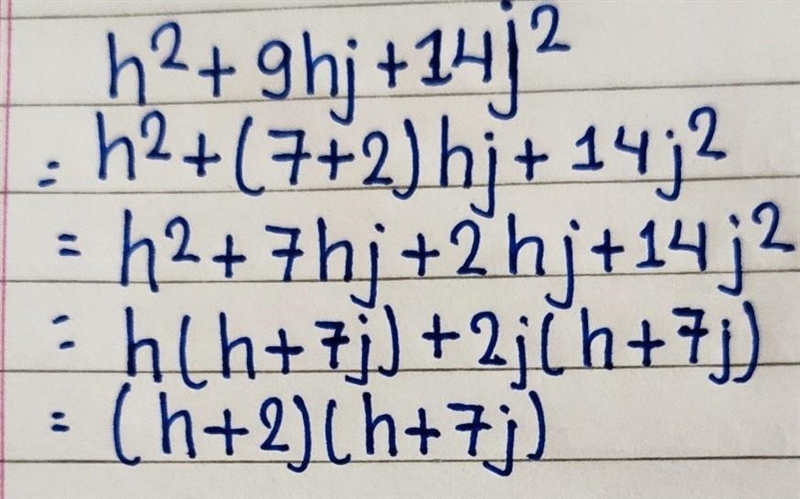 FACTOR h² + 9hj + 14j²​-example-1