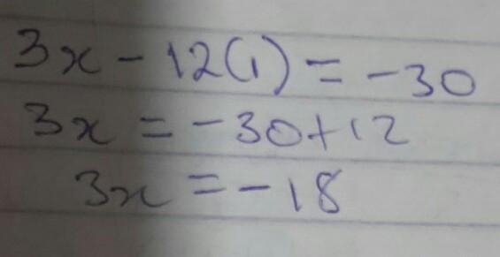 3x - 12y = -30 and x - 6y = -12-example-2