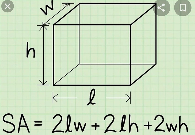 Which could be the dimensions of a rectangular prism whose surface area is less than-example-1