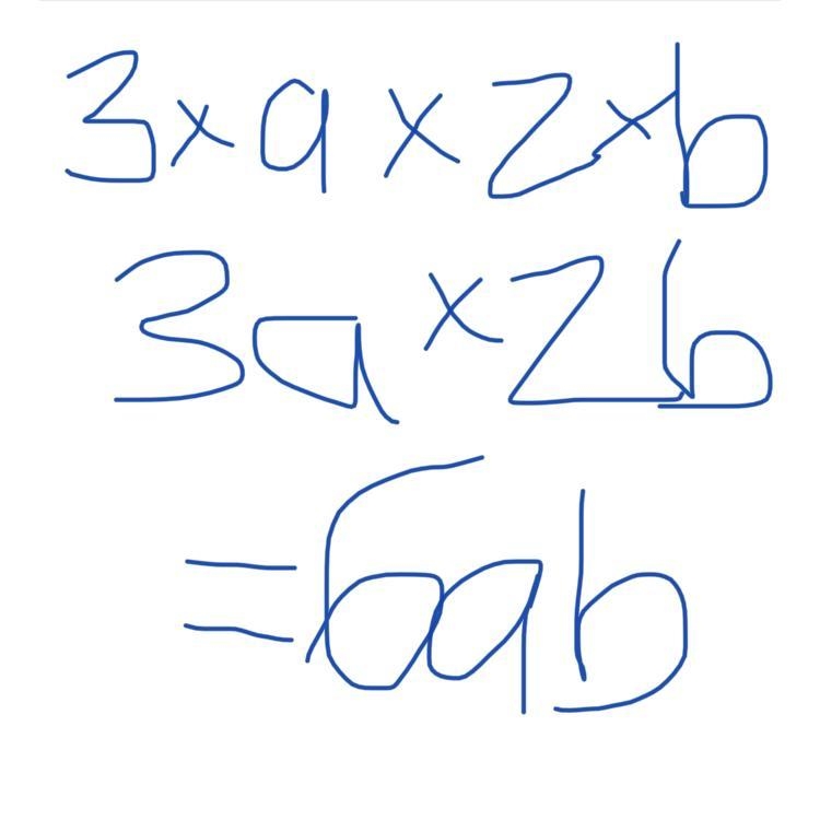 What is this answer 3 x a x 2 x b-example-1