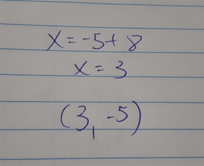 X=y+8 2x+y=1 In the system of equations-example-2