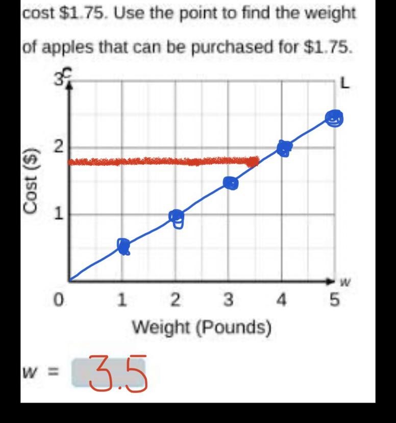 I need to know the points to plot and what w is, please and thank you!-example-1