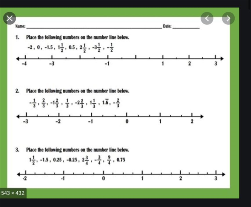 How can we plot fractions and decimals on a number line?-example-1