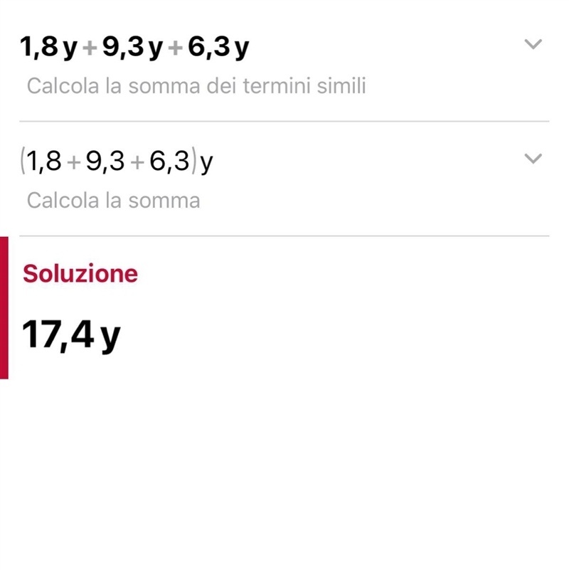 Simplify. 1.8y + 9.3y + 6.3y-example-1