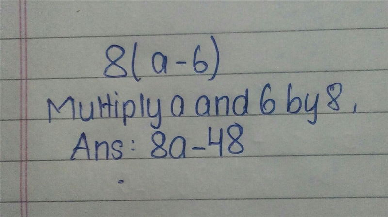 Which expression is equal to 8(a-6)?-example-1