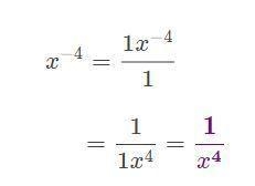 Which expression is equivalent to x^−4 ?-example-1