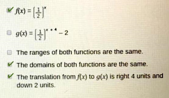 The graph below shows f(x), which represents a parent function, and g(x), which represents-example-1