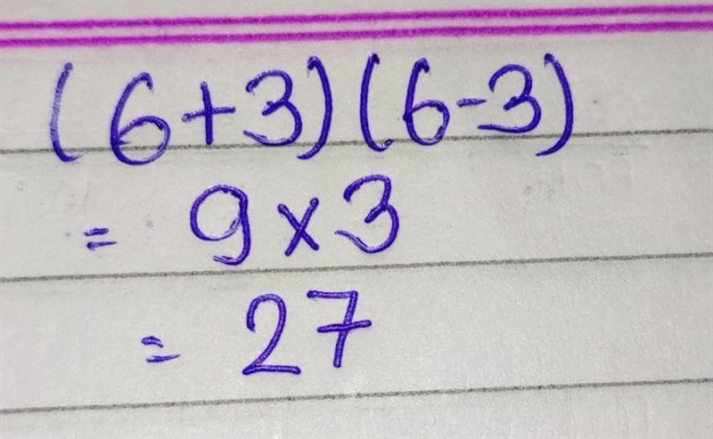 Expression that’s equivalent (6 + 3) (6 - 3)-example-1