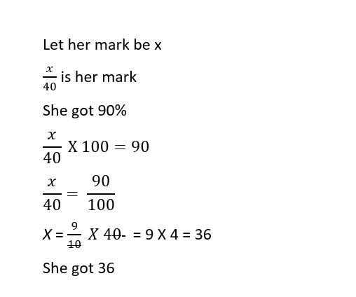 Leona answered all the questions on a test. She had 90% of them correct. There were-example-1