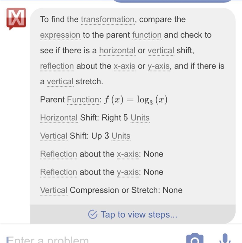 10. Describe how the graph of each function compares with the graph of the parent-example-1