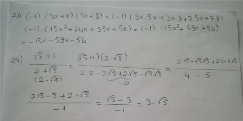 25. Simplify the following expression. Question 25 please-example-1