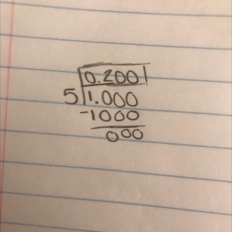 Now convert 1/5 to a decimal number by completing the long division. Remember to add-example-1