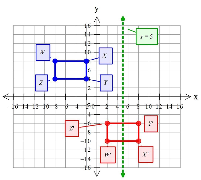 19. Describe the sequence of transformations from quadrilateral WXYZ to W"X&quot-example-1