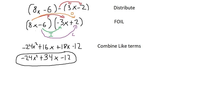 What expression is equivalent to (8x-6)-(3x-2)-example-1