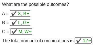 What are the possible outcomes? A= Jerry can buy a school shirt in a certain size-example-1