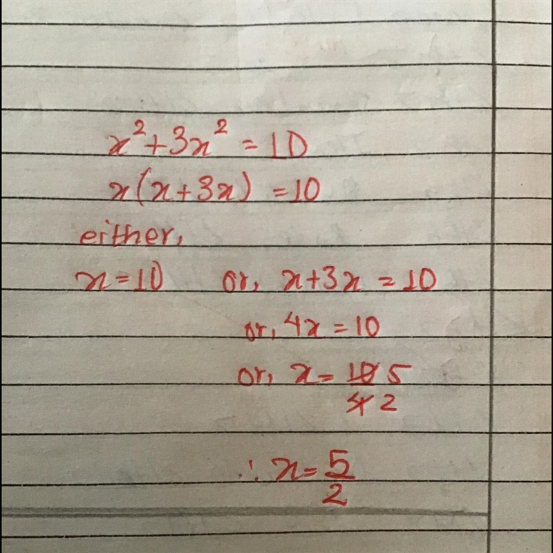 X squared plus 3X squared equals 10-example-1